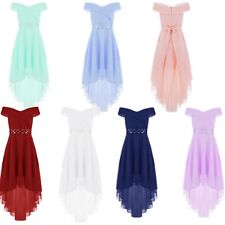 Kinder Mädchen Ballkleid Zeremonie Chiffonkleid Abschlussball Kleider Tanz