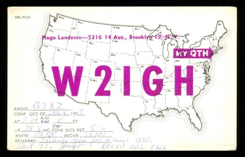 Qsl amateurfunk usa - amateurfunk, w2igh