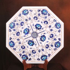 15" Marmor Eck Tischplatte