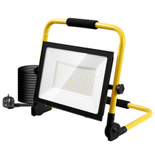 50-200W LED Fluter Baustrahler Flutlicht Gelb Stativ Baustrahler Scheinwerfer A