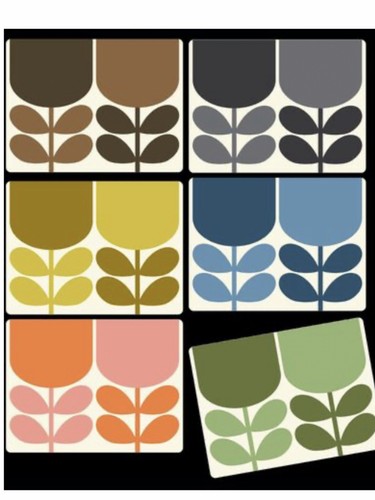 Orla kiely 6er set tischsets - 6er,