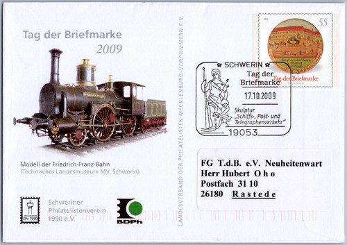 Tag der briefmarke - briefmarke, sst