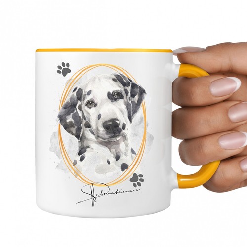 Dalmatiner tasse signature - dalmatiner,
