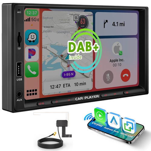 Touch screen 2din car - 7", touch-screen
