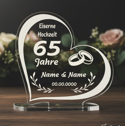 Geschenk eiserne hochzeit - eiserne,