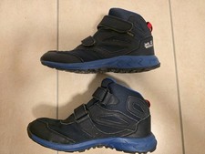 Jack Wolfskin Jungen Boots mit Klettverschluss,  blau, Gr. 37