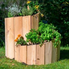 Kräuterspirale Massivholz