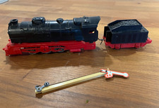 HWN Dampflok amerikanisch mit Tender, Motor funktioniert, mit Signal, ohne OVP