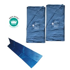 2 x Wasserkern DUAL & Trennwand  Wasserbettmatratze Softside Set Wasserbetten