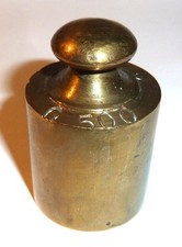 Altes Messing Gewicht 500 g