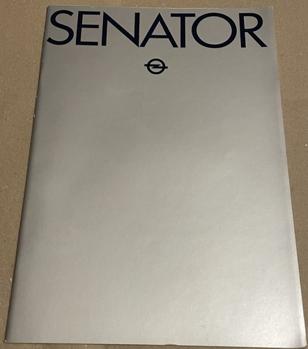 Opel prospekt senator von - senator,