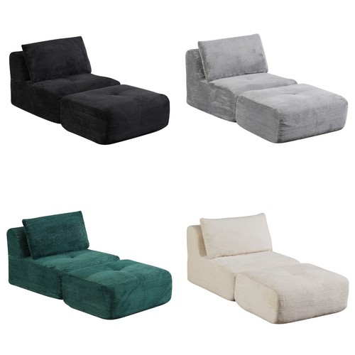 Cordstoff bodensofa sitzer - cordstoff, 1