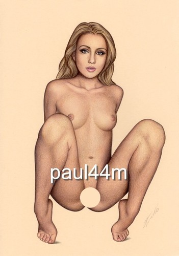 Nude art woman aktzeichnung - nude,