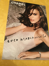 Chanel  Coco Mademoiselle  Duftkarte im Postkarten- Format, Keira Knightley