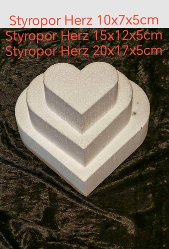 Styropor herz torte - styropor, herz-torte