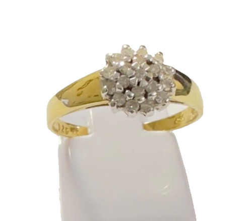 Diamantring 585er gold - diamantring,