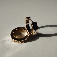 Ohrringe Schmuck Wikinger Runen Edelstahl