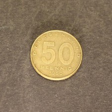 Münze Pfennig Deutschland DDR 50 Pfennig 1950 A