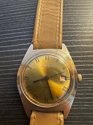 Ruhla handaufzug armbanduhr - ruhla,