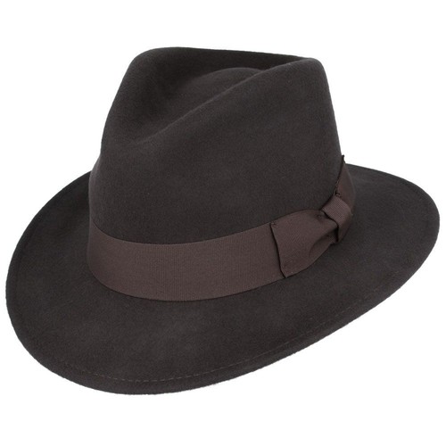 Fedora hut 100 wollfilz - fedora, %