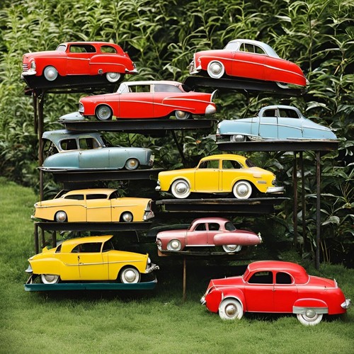 Blechautos für garten - js,