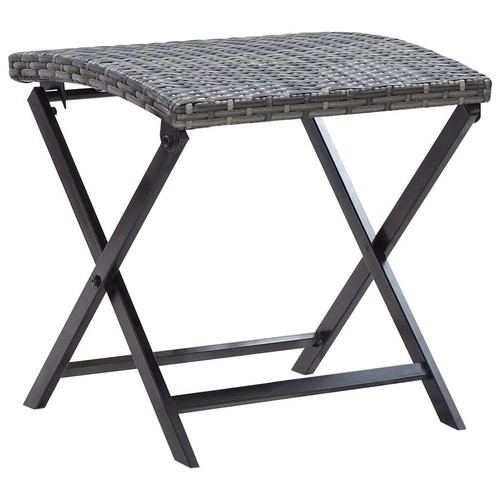Klapphocker poly rattan - poly,