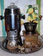 Deko Alte Kaffeemaschine + Kaffeemühle Vintage Retro