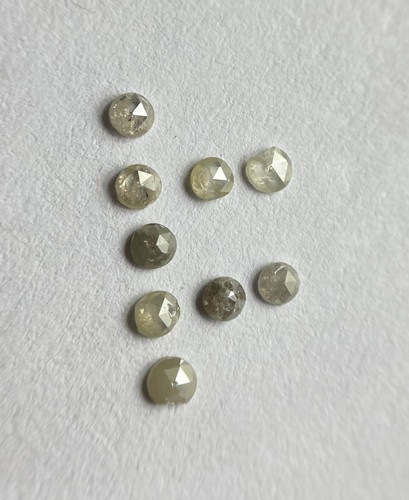 Natürliche diamant lot rund - natürliche,