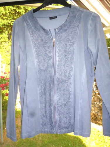 Weste damen jeansblau mit - damen,