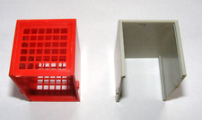 O S Modellauto LKW Waggon Zubehör Tiertransport Käfig Plastik Modell Safari Zoo