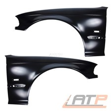 2x KOTFLÜGEL VORNE SET SATZ LINKS+RECHTS MIT BLINKERLOCH FÜR BMW 3-ER E46