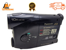 Panasonic NV-A3E VHS-C Camcorder Video Camera 10x Zoom Vintage Made in Japan