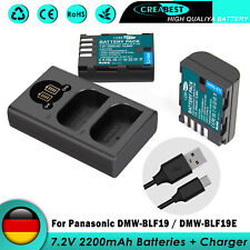 2× DMW-BLF19 Akku Für