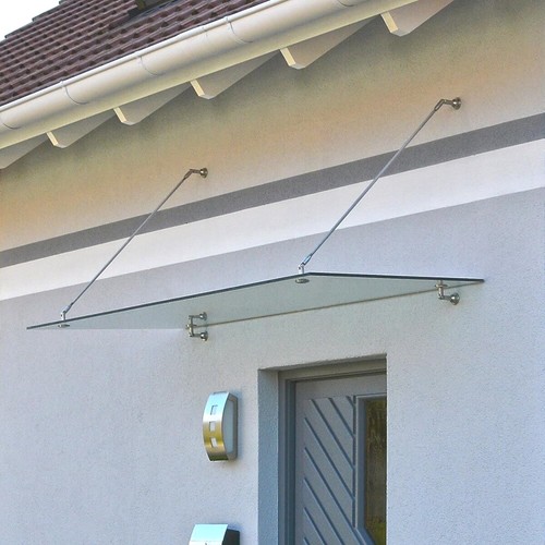 Glas vordach überdachung für - glas,
