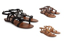 Esprit Damen Sandalen Riemchen Damensandalen Sommerschuhe schwarz braun hellbraun