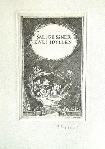 Horst hussel originalgraphik - -,
