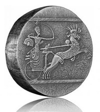 5 Unzen Silberbarren - Antik