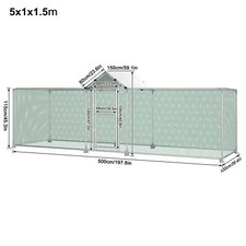2/3/4/5 x 1.5m Hühnerstall