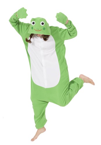 Unisex pyjama frosch kostüm - frosch,
