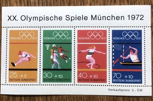 Stück briefmarkenblock - 50,