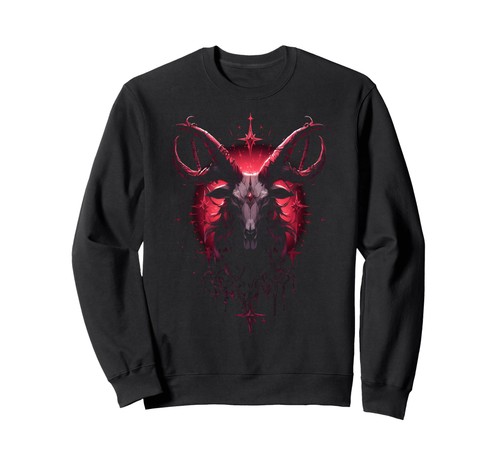 Gothic sweatshirt baphomet - gothic,