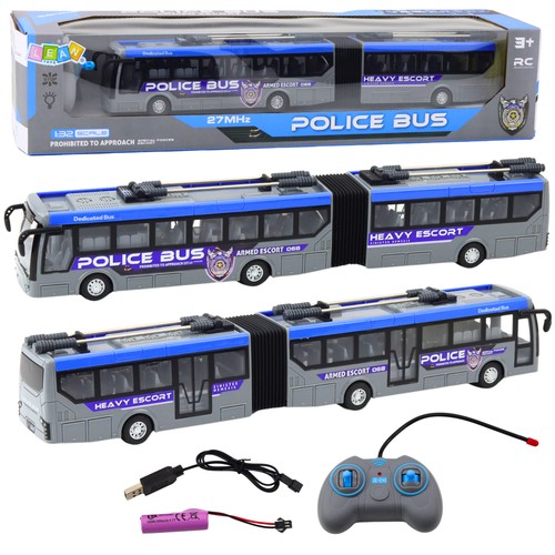Polizei gelenkbus mit - gelenkbus,