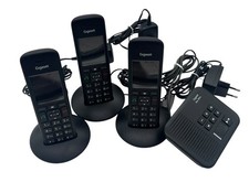 Gigaset C 570 A Trio Schwarz 3 Mobilteile inkl. Ladestation neu Akkus