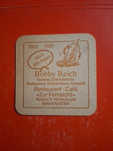 Bierdeckel 1983 bobby - bierdeckel, reich