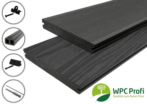 Wpc profi terrassendielen - wpc,