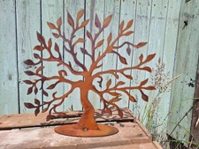 Metall Rost Gartendeko Edelrost rostige Garden Rost Deko Baum Lebensbau