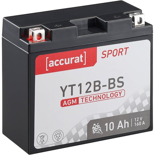 Motorradbatterie yt12b agm - motorradbatterie, yt12b-bs