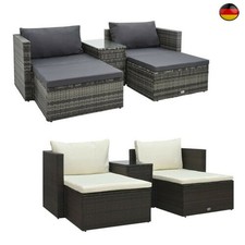 Tlg gartenmöbel poly rattan - 5-tlg.gartenmöbel,