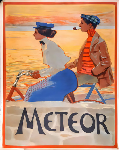 Meteor fahrrad poster - meteor,