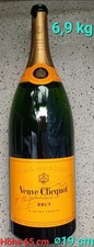 XXL Leere Veuve Clicquot Champagner Deko 9L Flasche 65cm hoch